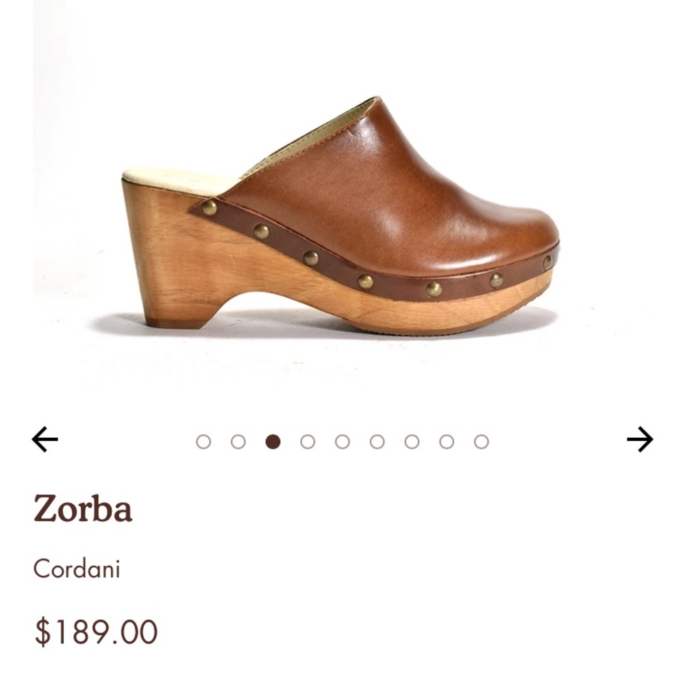 Five Worlds by Cordani Wooden Clogs